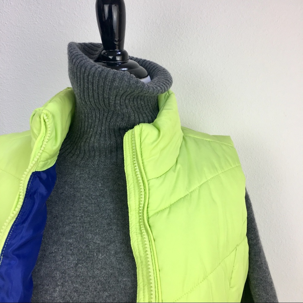 Fierce Lime Puffer Vest | Aeropostale | Size M